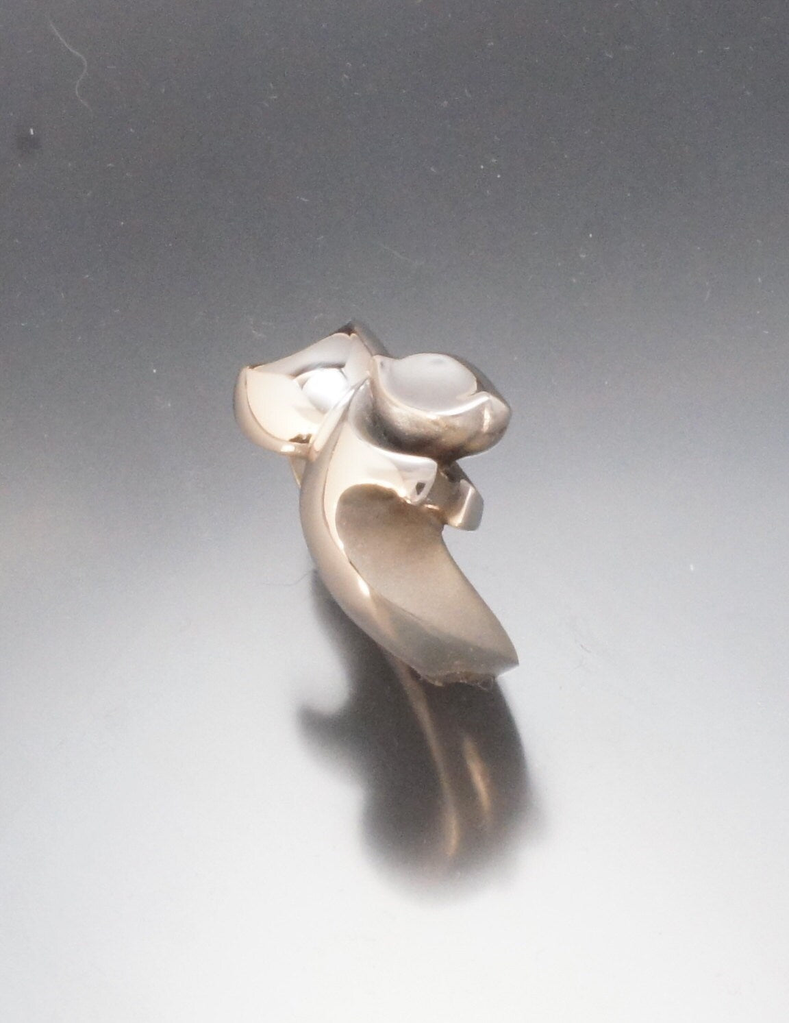 sea otter ring ,  silver