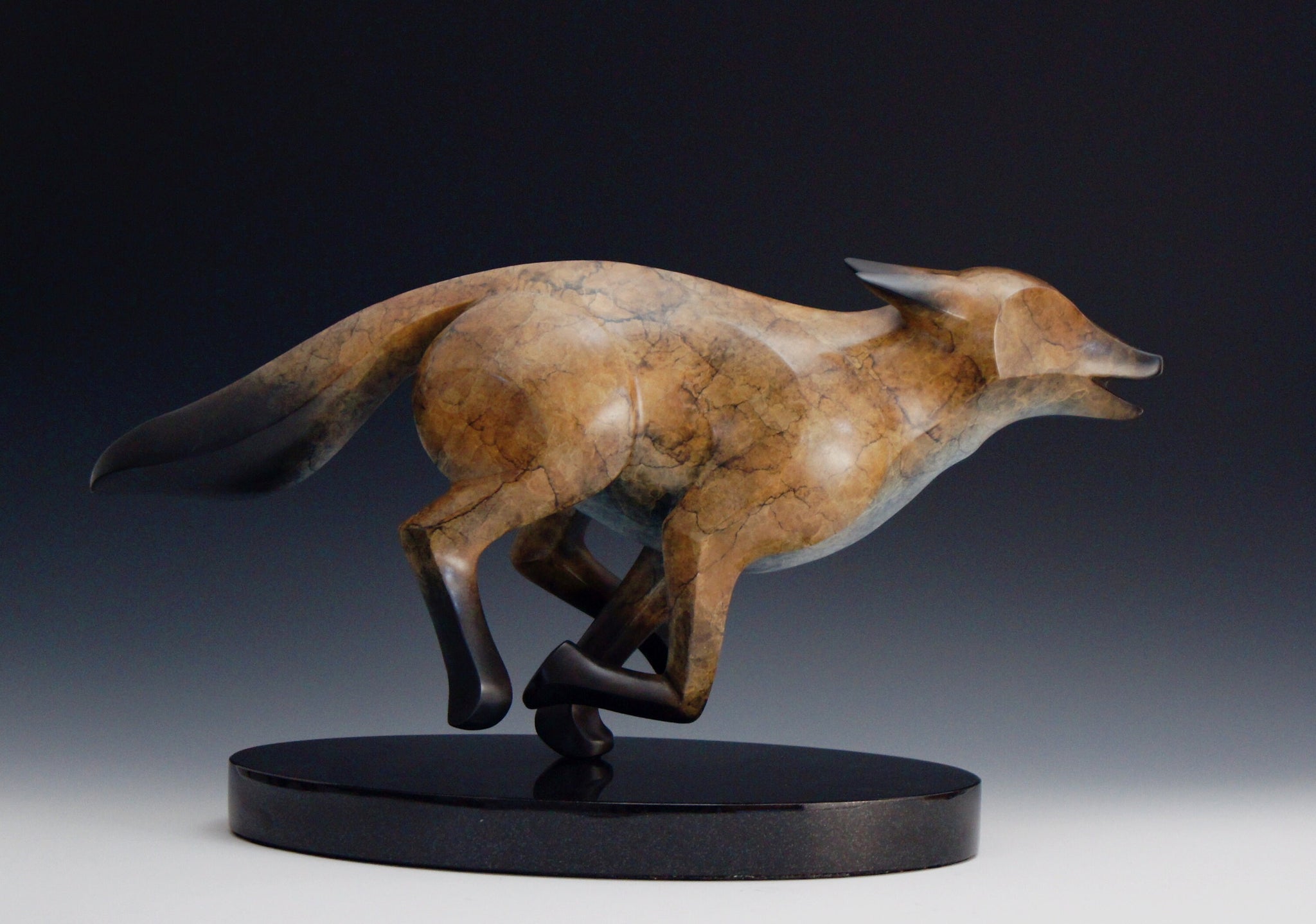 running coyote.  bronze