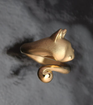 boston terrier  ring .bronze or silver