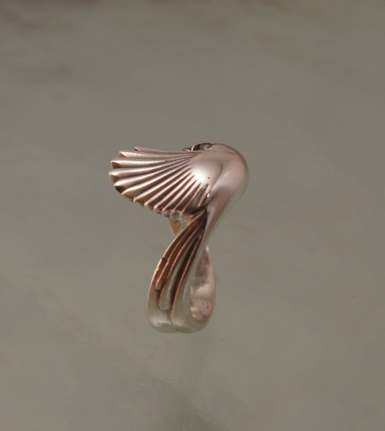 PARROT RING   silver.