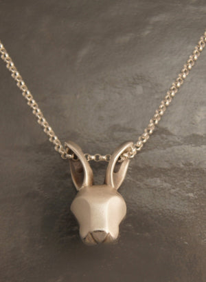 BUNNY  pendant ,silver